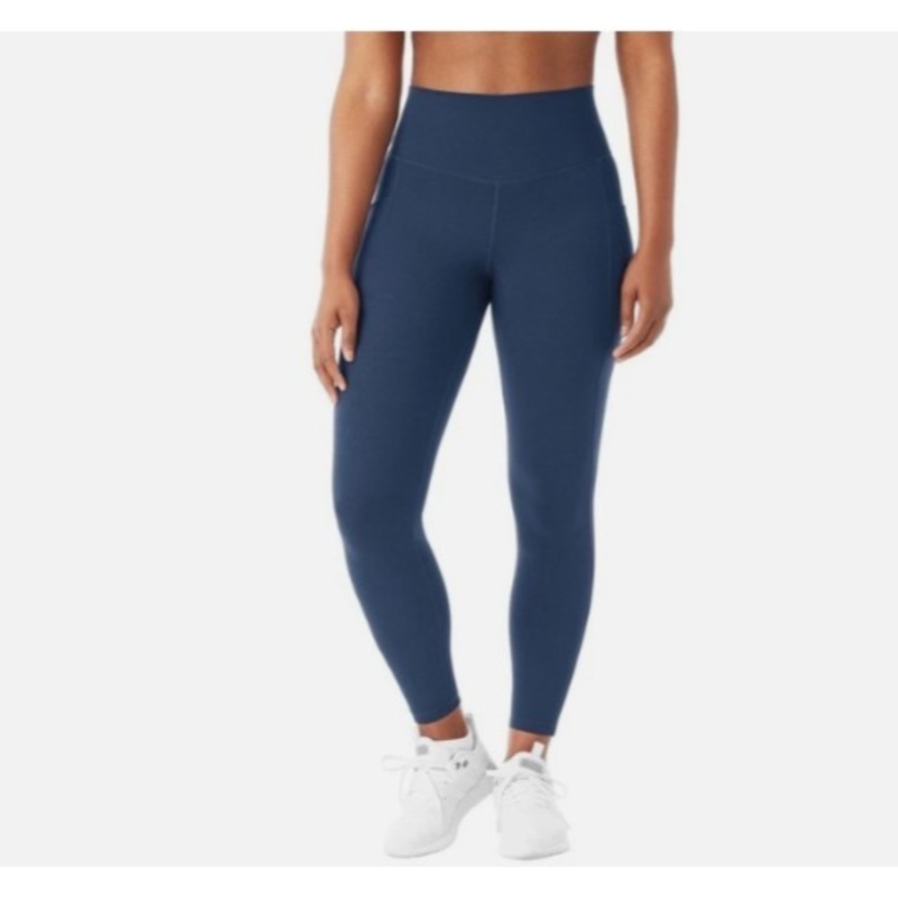Member's Mark Women's Everyday‎ High-Rise 25" Inseam Ankle Legging Blue Size M